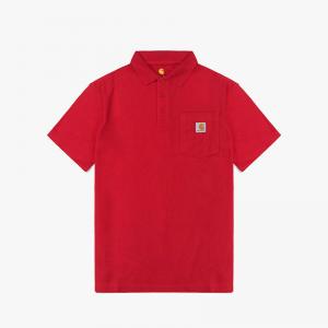 (K570) 포켓 카라 반팔티 RED